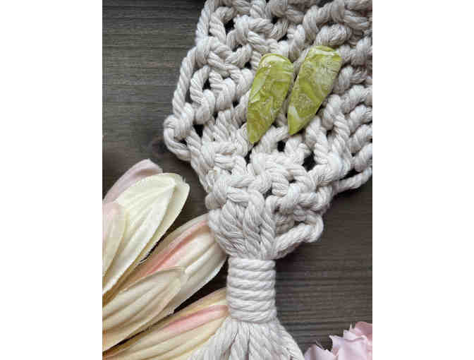 Handcrafted Elegance: Rose Mountain Earrings